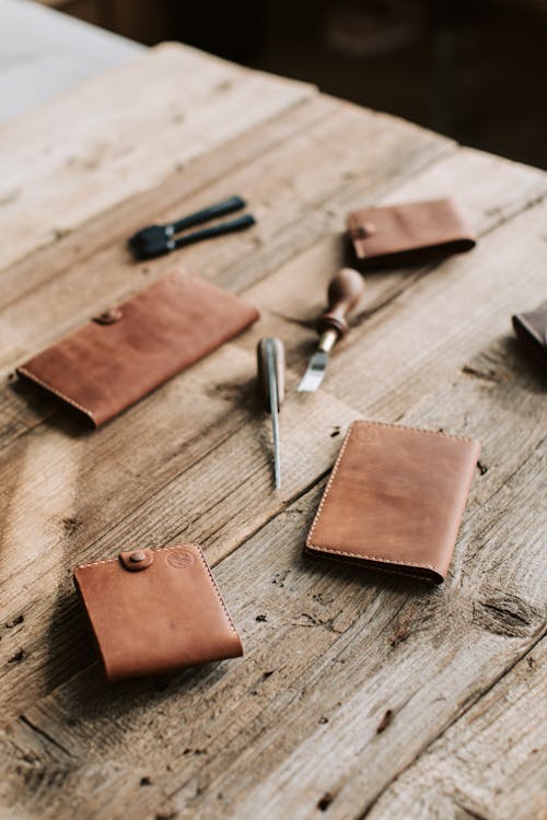 Leather craft tools and leather products — designer bag authentication